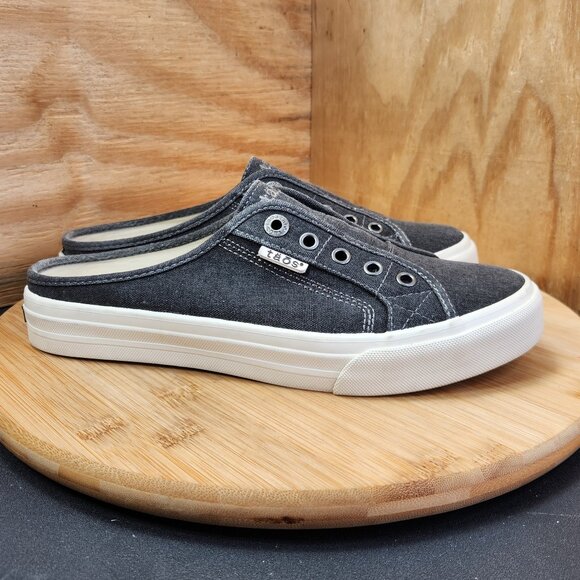 Taos Ez Soul Womens Denim Mule Sneakers (Worn Twice) - Picture 1 of 9